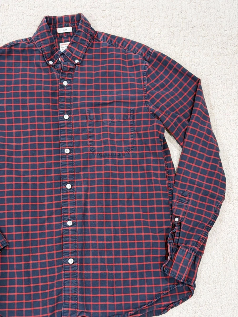 Men's J. Crew Slim Button Down Shirt Size Medium